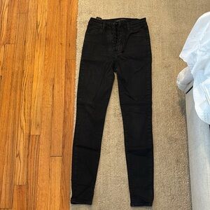 J brand lace up high rise jeans